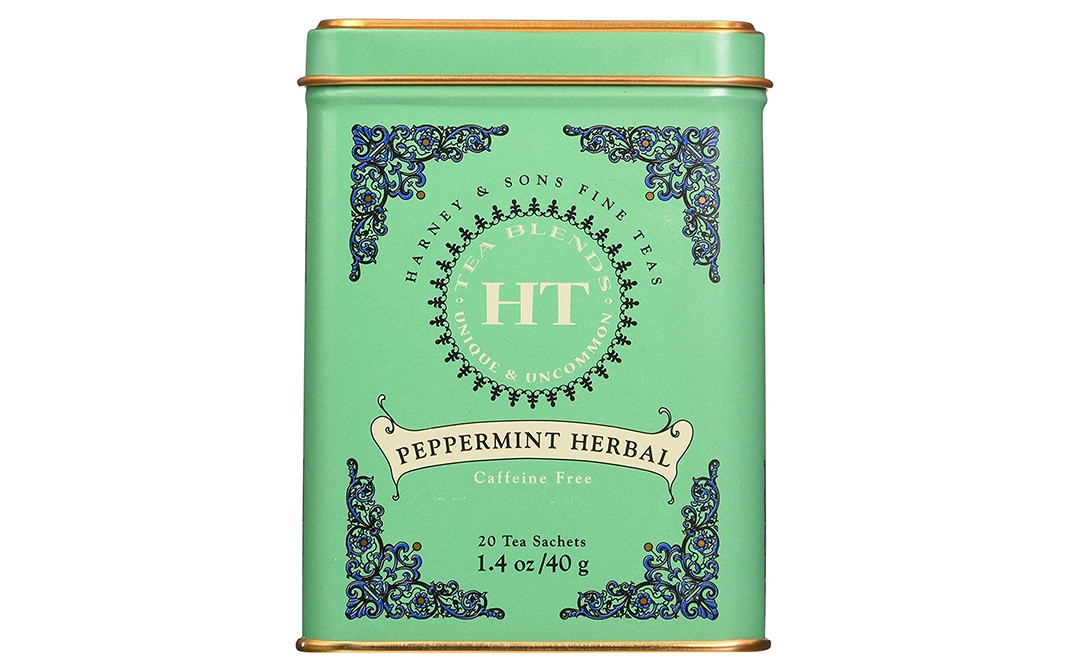 Harney & Sons Peppermint Herbal Tea  Tin  20 pcs